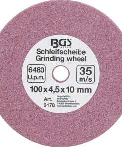 Schleifscheibe 100x4,5x10mm für Sägekettenschärfgeräte Professionals | Schleifscheibe 100x4,5x10mm, hohe DENSITät für e
