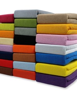 FROTTEE Spannbettlaken Hellblau 140x200 cm - Stretch Baumwolle mit Gummizug fürComfort und einfache Einrichtung