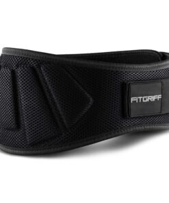 FITGRIFF® Gewichthebergürtel V1 - Krafttraining für Bodybuilder, Trainings-accessoires für Sportler - Gurtschluss für He