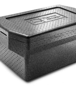 thermohauser EPP-Thermobox GN 1/1 Comfort Schwarz für Culinarisch Verwendet bei Warmhaltefunktion und Portionsvorbereitu