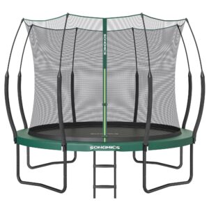 Sicheres Federloses Trampolin für Kinder im Garten | Geräuscharsames SONGMICS Trampolin Outdoor Ø 305 cm | Elastische S