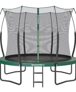 Sicheres Federloses Trampolin für Kinder im Garten | Geräuscharsames SONGMICS Trampolin Outdoor Ø 305 cm | Elastische S