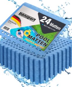 Pool-Unterlegmatten 24er Set – Bodenschutz, schützt vor Löchern & Abrieb