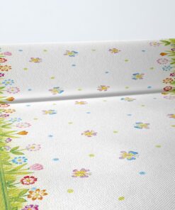 Insa Airlaid Tischläufer 40 cm x 24 m, stoffähnlich, praktische Einmal-Tischdecke für Hochzeit und Partys Frühling Somme
