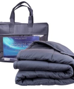 Polar Night Gewichtsdecke für Kinder 100 x 150 cm, Weighted Blanket für tiefen Schlaf, Entspannungsdecke Oeko-TEX® 100 S