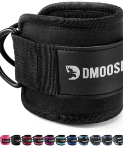 DMoose Premium-Polsterung Knöchelriemen - Fitness Kabelmaschinen - Gesäß-Kickback für Damen und Herren - Kabelbefestigun