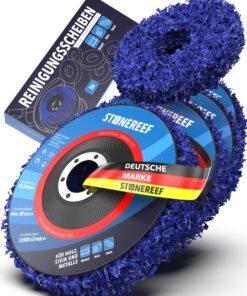 Reinigungsscheibe 5er-Set - Metall & Holzarbeiten, Grobreinigung, Rostentferner [125x2,0x22,23mm]
