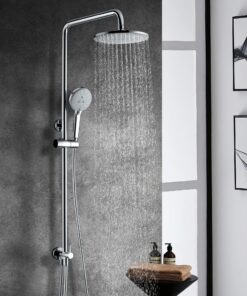 Duschsystem Regendusche ohne Armatur, Edelstahl Komplettset für Edelstahl Lieferanten, Regendusche mit 23cm Rund Überkop