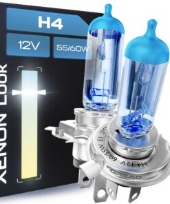 Gread 2x H4 Frontscheinwerfer Halogenlampe superwhite 8500K 55W eintragungsfrei