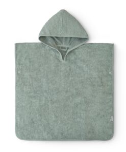 Ehrenkind® Bio-Baumwoll Badeponcho Kinder 1-5 Jahre | Oeko-Tex | Saugstark & Kuschelig Jade