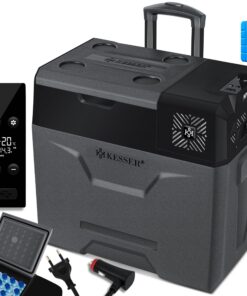 Kesser Kompressor Kühlbox 50 Liter elektrisch Gefrierbox APP-Steuerung für Auto Lkw Boot -20 °C Kühlung USB-Anschluss
