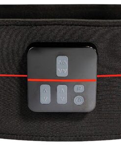 TESMED Absolute Elektrischer EMS-Bauchmuskeltrainer-Gürtel - 15 Programmen für zentrale und seitliche Elektrostimulatio