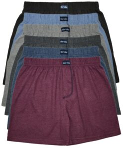 MioRalini TOPANGEBOT Weiche & locker Boxershorts für Herren - 12 oder 6 Boxershorts in neutralen Farben - Größe S bis 7X