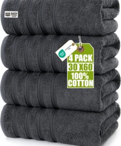 Utopia Towels Extra großes Badetuch-Set, 100% ringgesponnene Baumwolle, leicht und sehr saugfähig, schnell trocknende Ha
