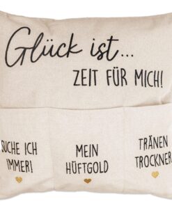 Papierdrachen Taschenkissenbezug | praktischer Kissenbezug mit Taschen | Muttertag Geschenkidee | 40x40cm | hochwertige
