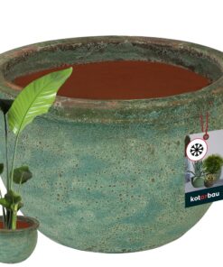 KOTARBAU® Frostsichere Blumenvase Keramik Groß für Draußen & Innenausstattung