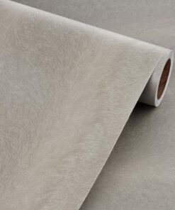 Livelynine Selbstklebende Tapete Grau Schlafzimmer Wohnzimmer Hellgrau | Livelynine Grau Matt Klebefolie für Möbel 40CM