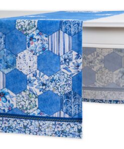Maison d' Hermine Tischläufer - 100 % Baumwolle, waschbar, perfect für Zuhause und Küche, ideal als Geschenk für Muttert