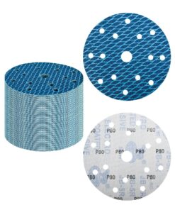 150mm Schleifscheiben 60 Körnung, 32 Stück Diamant-Form Schleifpapier für Profis im Werkstatt- und reparaturbetrieb(Bla