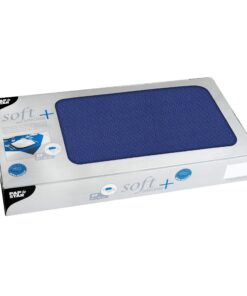Papstar soft selection plus Vliesmiddeldecken stoffähnlich 80x80 cm für Comfort und Dauerhaftigkeit - 20 Stück dunkelbla