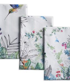 Maison d' Hermine Tropiques 100% Baumwolle Bar Handtücher | Frühling/Sommer Set von 3Multi-Purpose Küchenhandtuch | 50 c