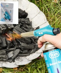 TOM Gasbrenner - Lötbrenner für Werkstatt und Garten - 1300°C Piezozündung MFS-1A