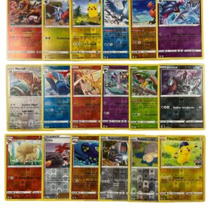 Original 20 Pokemon Karten Reverse Holo Glitzer + Seltene Karten Deutsch + Versandschutz + aktuelle Sets + Heartforcards
