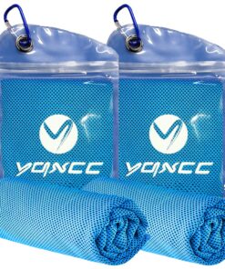 YQXCC Kühlendes Handtuch - Mikrofaser-Handtuch für Yoga und Fitnessstudio, ClimeCo Certified, sofortige Kühlung