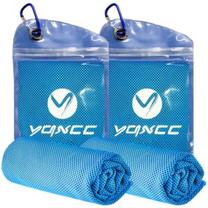YQXCC Kühlendes Handtuch - Mikrofaser-Handtuch für Yoga und Fitnessstudio, ClimeCo Certified, sofortige Kühlung