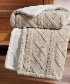 BEDSURE Kuscheldecke Flauschig Weich für Wohnzimmer und Schlafzimmer | BEDSURE Flauschige Wolldecke 150x200 für Sofa un