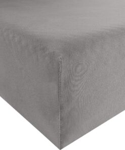 Erwin Müller Spannbettlaken Freising Elasthan-Jersey-Stretch - dehnbar, antipilling, bügelfrei - grau - 80x200 cm - 80x2