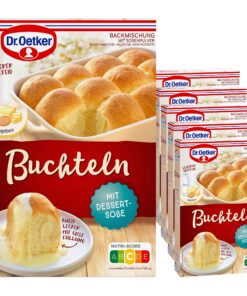 Dr. Oetker Backmischung Buchteln – vegetarisch für diewhole Family – herbstlich geschmacklich – 6er Pack 537 g x 6 – Bou