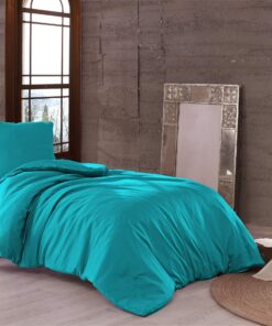 MB Warenhandel24 Luxuriöse Hotelbettwäsche Mako Satin Baumwolle für Prestigezimmer 1X 135x200 cm + 1X 80x80 cm Kissenbez