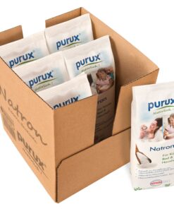 Purux Natron Pulver 5kg + 1kg Bonus, Lebensmittelqualität, nachhaltig verpackt für Backen und Bäcker