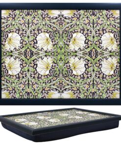 The Leonardo Collection William Morris Knietablett mit Sitzsack - perfekt für gemütliche Abende und angenehmes Essen im