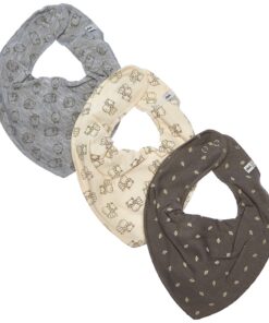 Pippi Unisex Baby Bandana Bib Grey Melange dreieck Lätzchen One Size