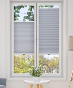 Plissee Nach Maß für Fenster - 23 Farben, 4 Profilfarben - Breite 30-129 cm, Höhe 50-149 cm - Jalousien innen - Top-Such