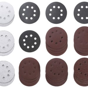KWB 30-TLG. Schleifscheiben-Set Ø 115 mm Universalanwendung für Exzenterschleifer - hocheffektive Körner und vielseitig