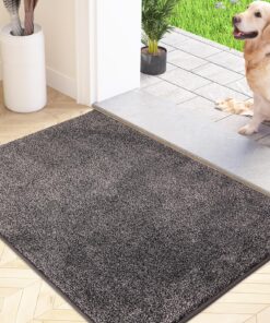FCSDETAIL Schmutzfangmatte Innen - rutschfeste Maschinenwaschbare Fußmatte für Hund, Eingang, Haustür & Flur - OEKO-TEX
