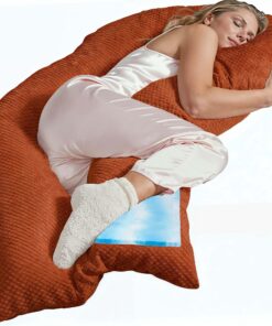 Traumreiter Seitenschläferkissen für Schwangere - Orthopädisches Memory Foam Wendekissen XXL Visco Deluxe