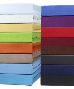 NatureMark Spannbettlaken für Wasserbetten & Boxspringbetten – Jersey mit 40 cm Steghöhe – 200 x 220 cm