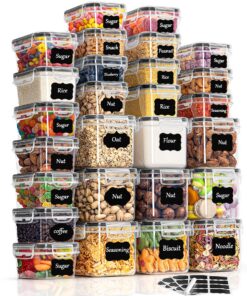 GoMaihe Luftdicht Vorratsdosen 27er Set Küche Mehl Müsli Zucker
