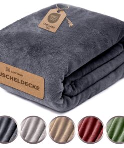 Fleecedecke Flauschig Warm Winter – Ultra Weich und Wärmend für Gemütliche Winterabende, Ideal für Sofa und Bett, 100% P