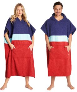 CityComfort Badeponcho Surf Poncho Baumwolle Frottee Damen Herren
