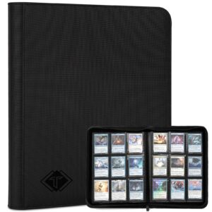 **Trading Card Kartenbinder 9 Pocket Schwarz für MTG und Baseball Sammler** | **9-Pocket Kartenbinder Schwarz mit 432 S