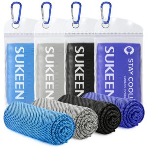 Sukeen Kühlhandtuch Set - Kühlendes Ice Towel für Fitness und Sport mit Kühlfunktion | Sukeen Kühlhandtuch Set - Kühlen