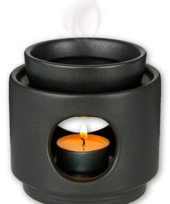 Rooted.® Duftlampe Ambiente Teelicht | Design Aromalampe aus Keramik | Qualität für Deine Wellness-Zeit … Rooted.® Duf