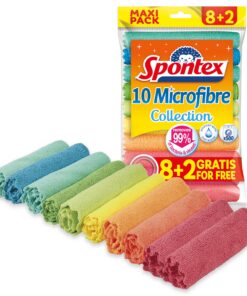 Spontex Microfibre AllzwecktücherCompact by Design - bunte Mikrofasertücher für Haushalts cleansing [Von Amazon entwicke