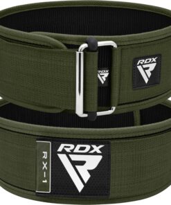 RDX Gewichthebergürtel - Auto-Lock Training, Krafttraining für Männer & Damen, gepolstert für Heavyliften (4")