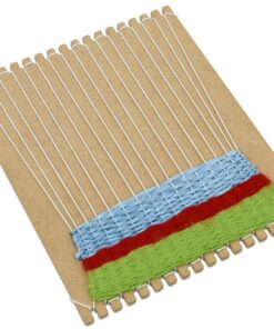 Betzold Webrahmen aus MDF, 10 Stück für Weben lernen, inkl. Anleitung und Webplatten